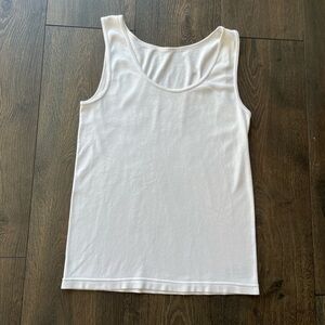 Muji White Tank Top